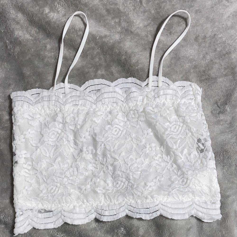 Elegant White Lace Camisole Top